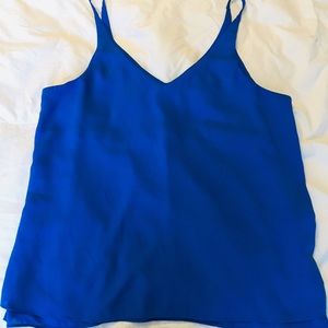 Topshop Royal Blue flowy tank